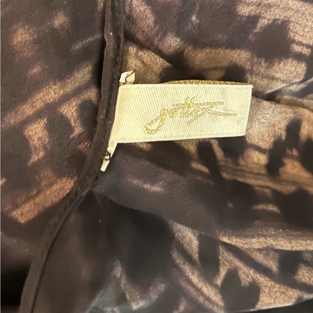 Gottex Black and Gold Swim Coverup